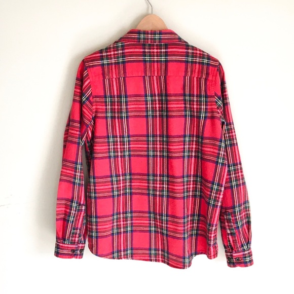L.L.Bean classic plaid cotton flannel - Picture 4 of 14